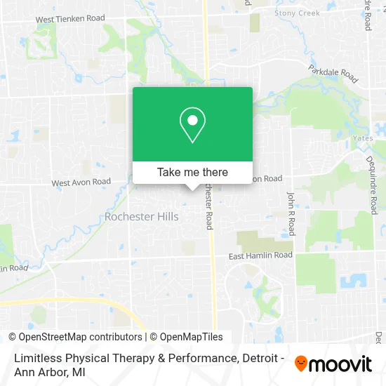 Limitless Physical Therapy & Performance map