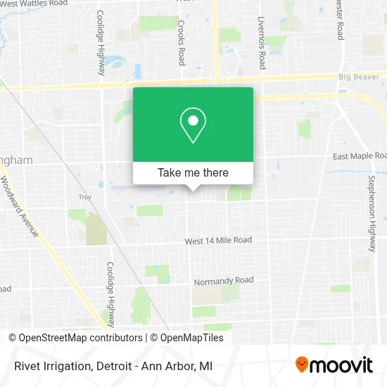 Rivet Irrigation map