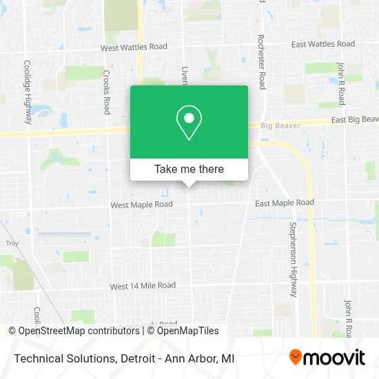 Technical Solutions map