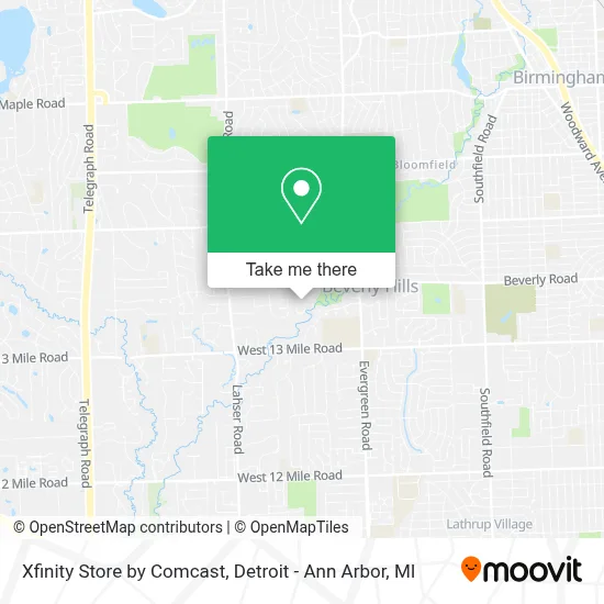 Xfinity Store by Comcast map