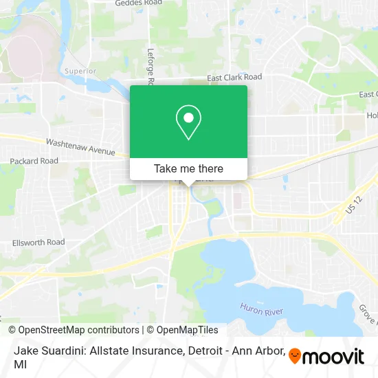 Jake Suardini: Allstate Insurance map