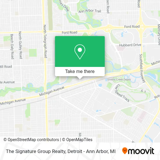 The Signature Group Realty map
