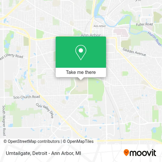 Umtailgate map