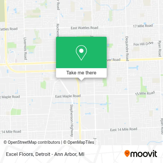 Excel Floors map