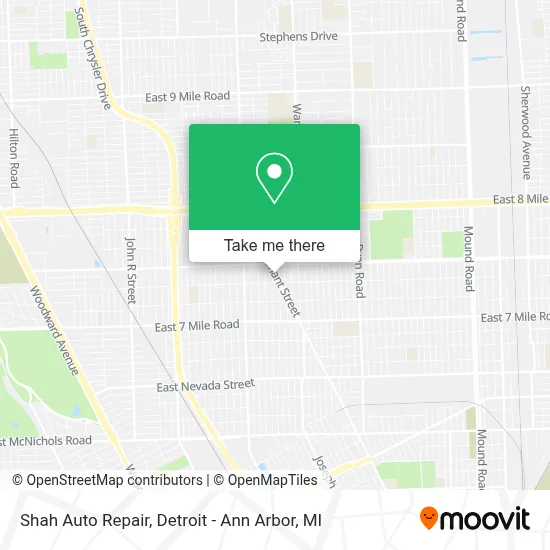 Shah Auto Repair map
