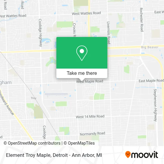 Element Troy Maple map