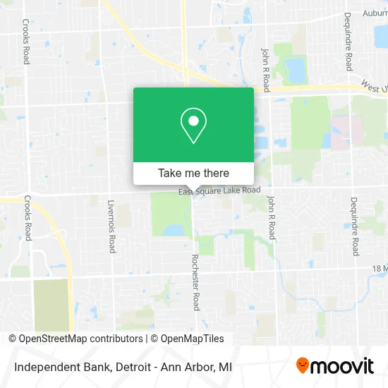 Independent Bank map