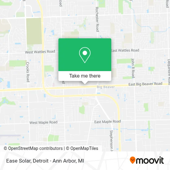 Ease Solar map