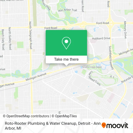 Roto-Rooter Plumbing & Water Cleanup map