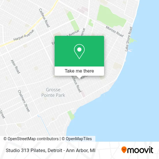 Studio 313 Pilates map