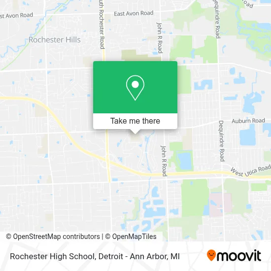Rochester High School map