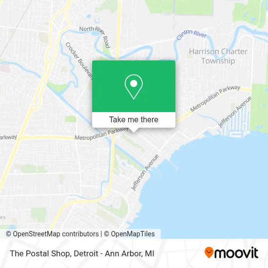 The Postal Shop map