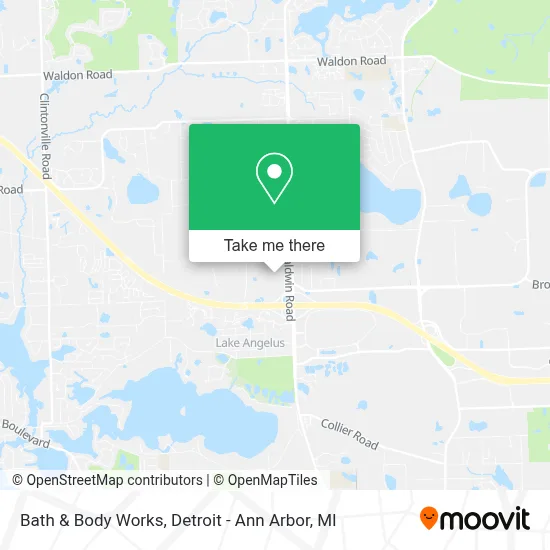Bath & Body Works map