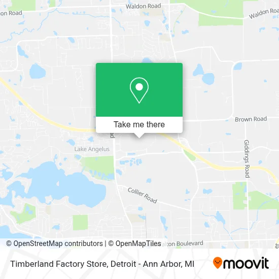 Timberland Factory Store map