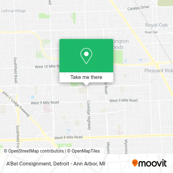 A'Bel Consignment map