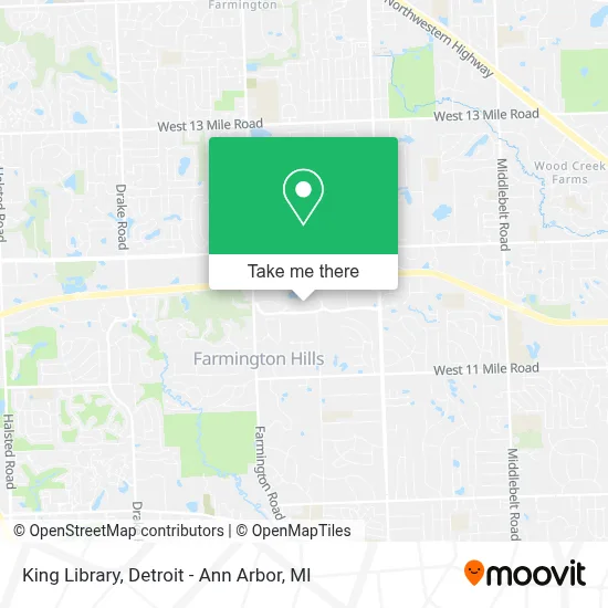 King Library map