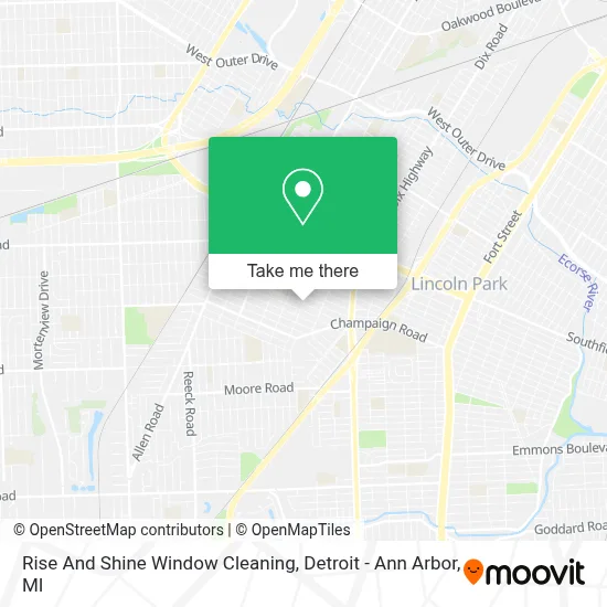 Rise And Shine Window Cleaning map