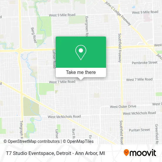 T7 Studio Eventspace map