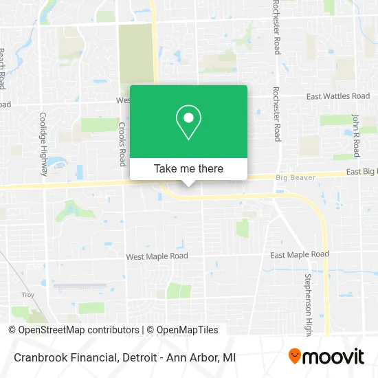 Cranbrook Financial map