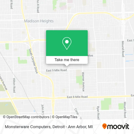 Monsterware Computers map
