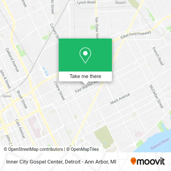 Inner City Gospel Center map
