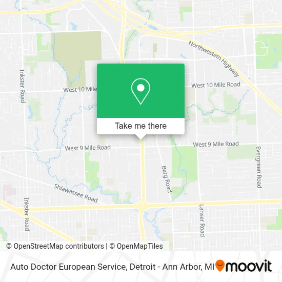Auto Doctor European Service map