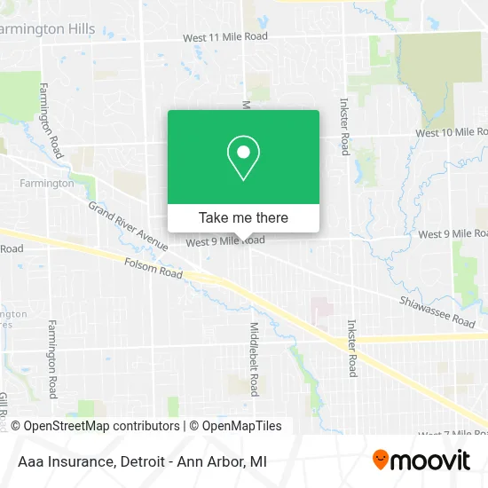 Aaa Insurance map
