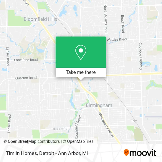 Timlin Homes map