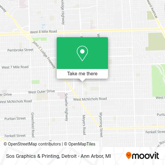 Sos Graphics & Printing map
