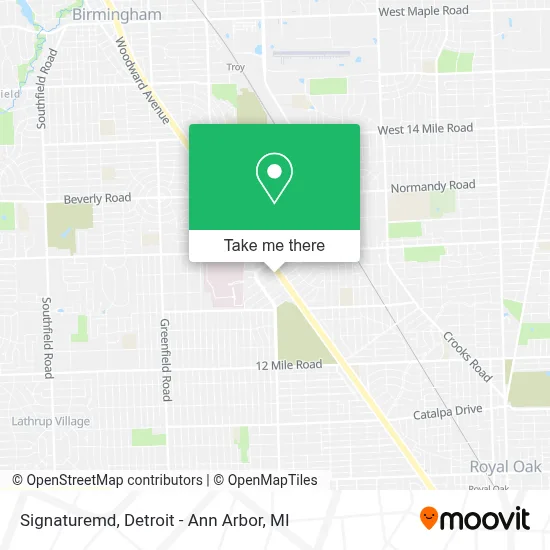 Signaturemd map