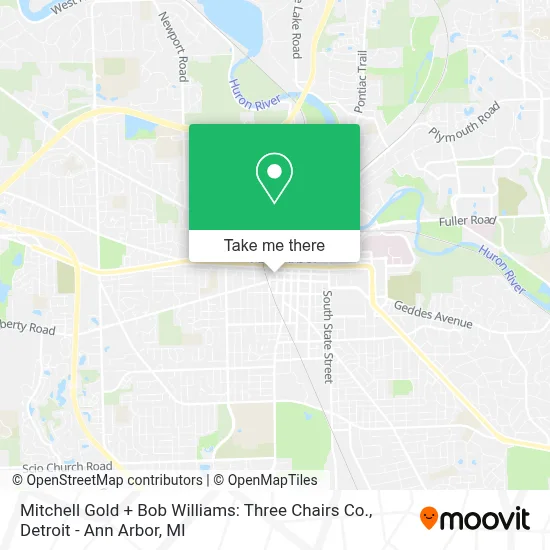 Mitchell Gold + Bob Williams: Three Chairs Co. map
