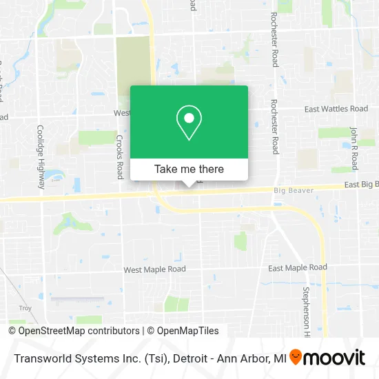 Transworld Systems Inc. (Tsi) map