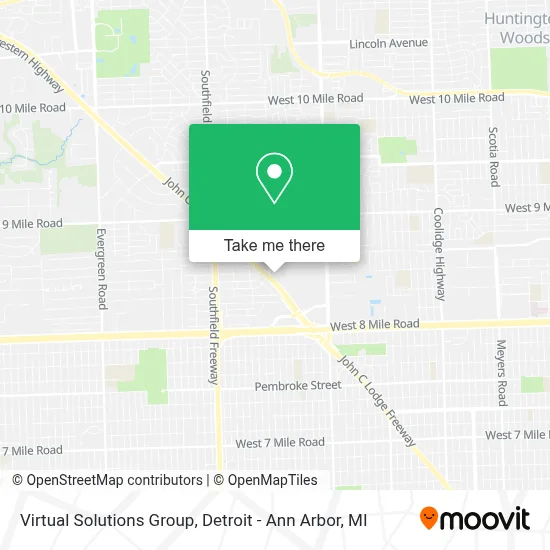 Virtual Solutions Group map