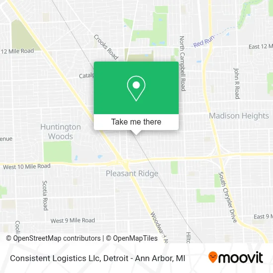 Consistent Logistics Llc map