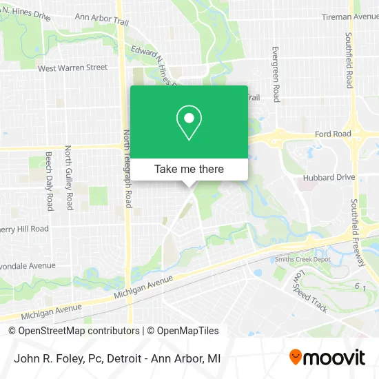 John R. Foley, Pc map