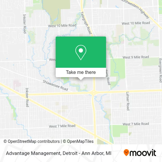 Advantage Management map