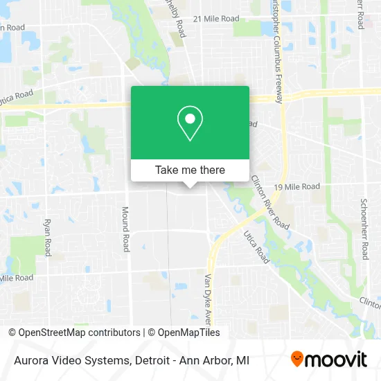 Aurora Video Systems map