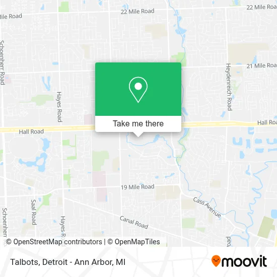 Talbots map