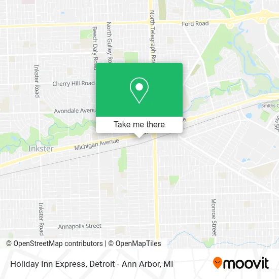 Holiday Inn Express map