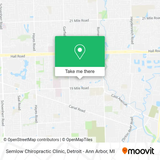 Semlow Chiropractic Clinic map