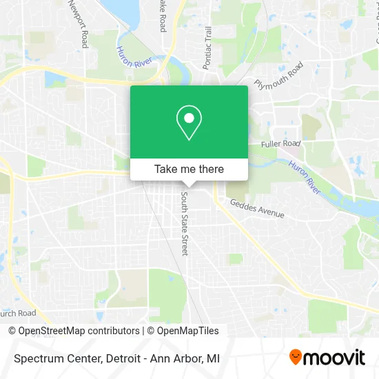 Spectrum Center map