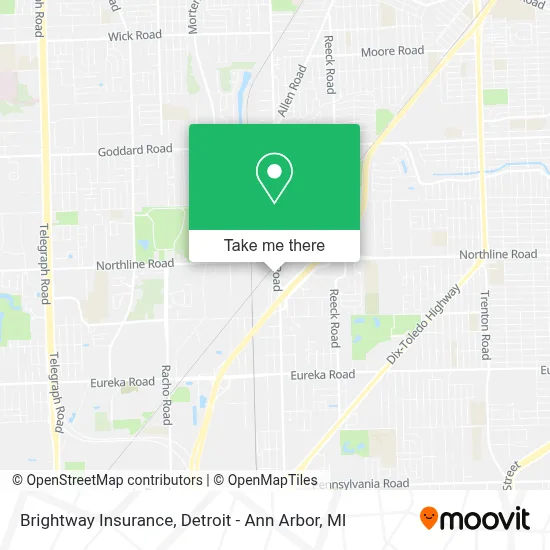 Brightway Insurance map