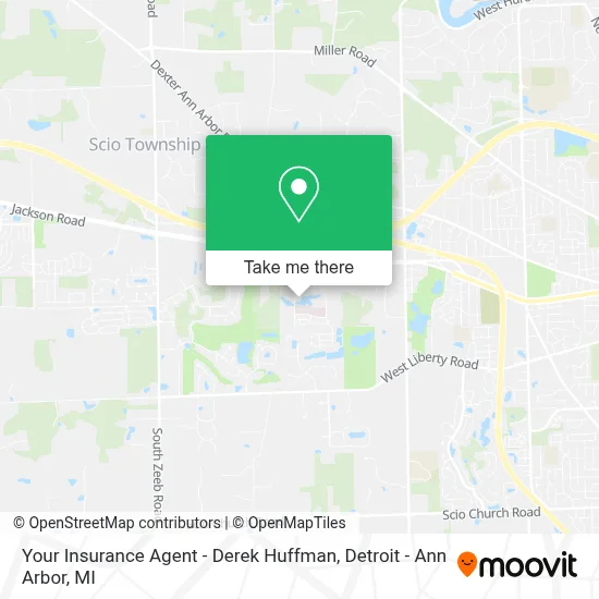 Your Insurance Agent - Derek Huffman map