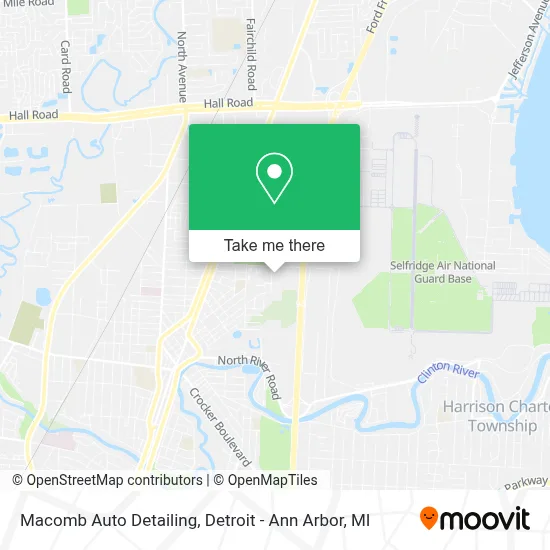 Macomb Auto Detailing map