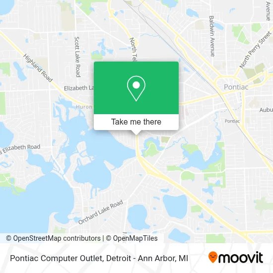 Pontiac Computer Outlet map