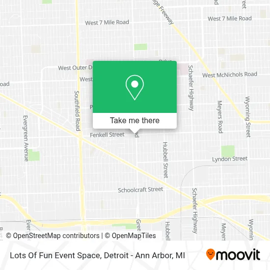 Lots Of Fun Event Space map