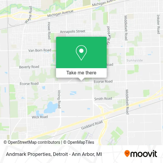Andmark Properties map