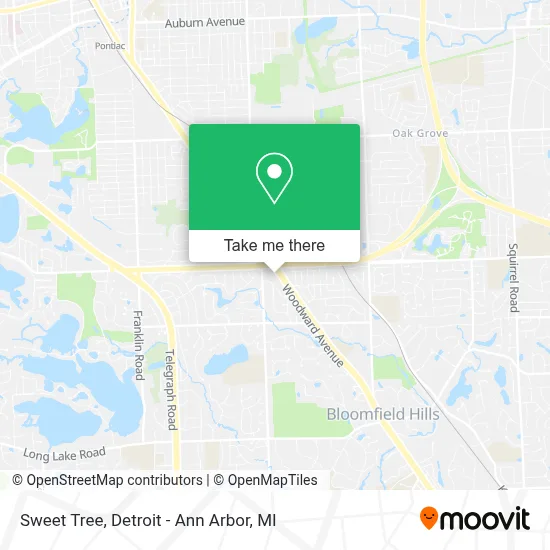 Sweet Tree map