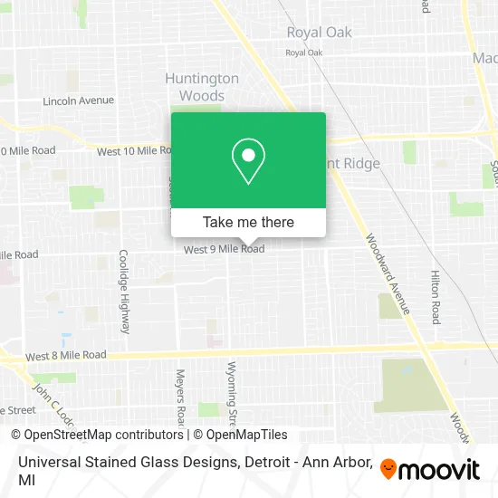 Universal Stained Glass Designs map