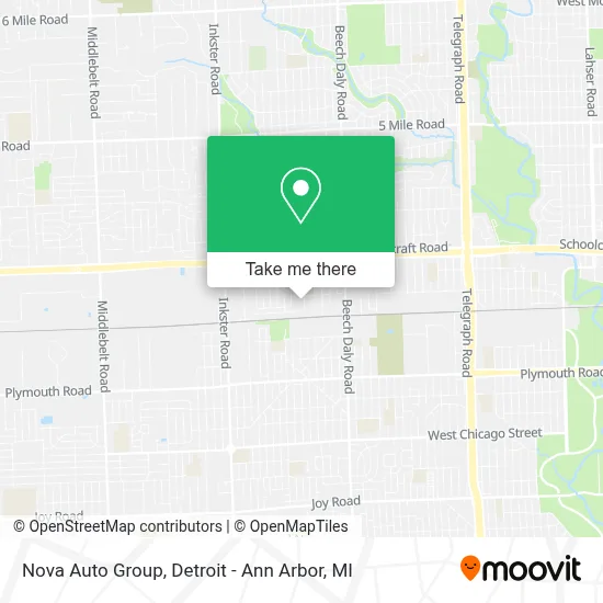 Nova Auto Group map